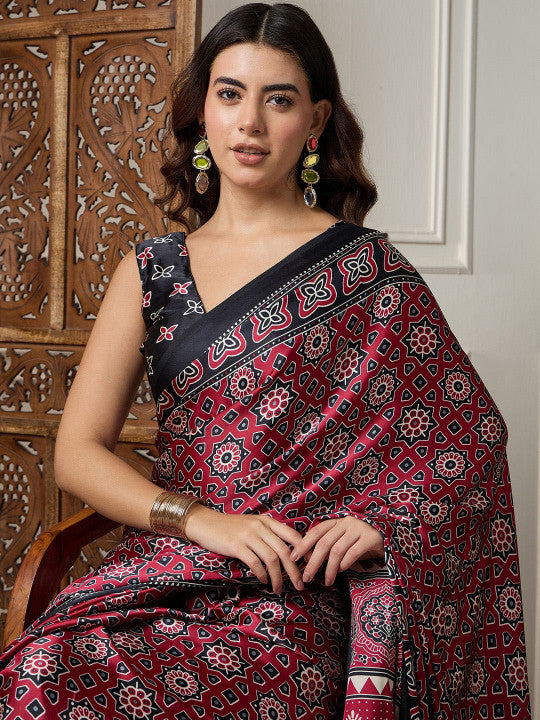 Saree With Blouse Piece (331268 )