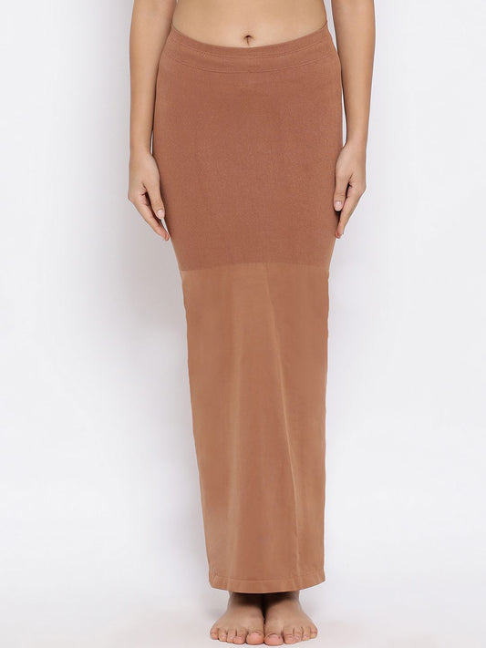 Women Solid Knitted Saree Shapewear | S | 11558792