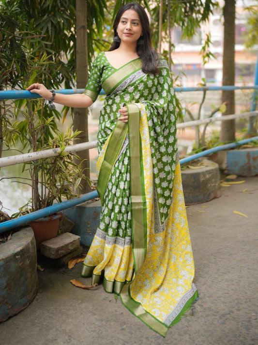 Saree with Blouse Piece (51909 )
